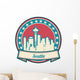 Seattle Skyline Symbol Wall Decal