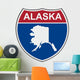 Alaska Highway Shield Wall Decal
