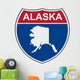 Alaska Highway Shield Wall Decal