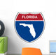 Florida Highway Shield Wall Decal