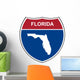 Florida Highway Shield Wall Decal