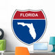 Florida Highway Shield Wall Decal