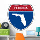Florida Highway Shield Wall Decal