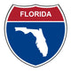 Florida Highway Shield Wall Decal