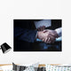 Erfolg im Business Handshake Wall Decal
