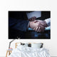 Erfolg im Business Handshake Wall Decal