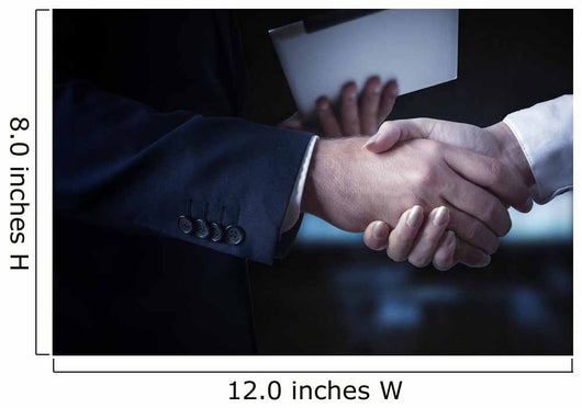 Erfolg im Business Handshake Wall Decal