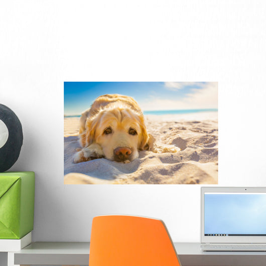 Dog Relaxing Wall Decal