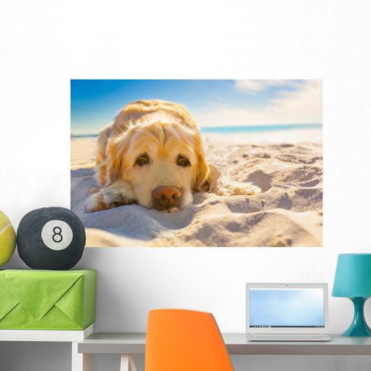 Dog Relaxing Wall Decal