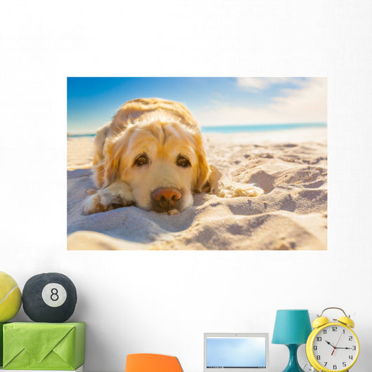 Dog Relaxing Wall Decal
