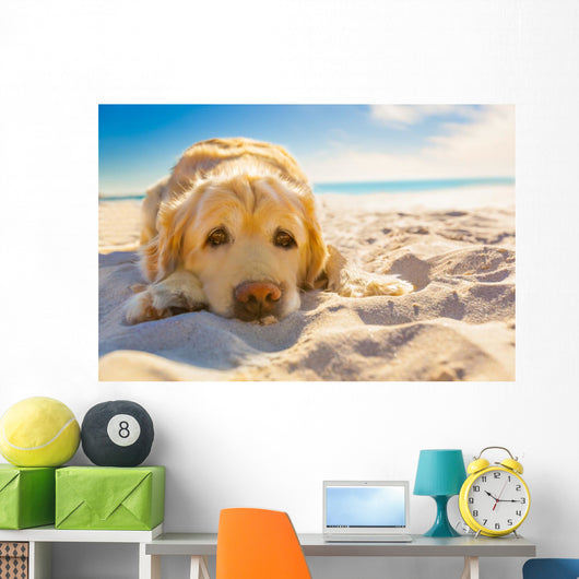 Dog Relaxing Wall Decal