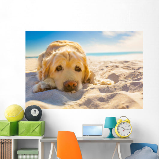 Dog Relaxing Wall Decal