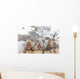 Hot spring Snow Monkeys Wall Decal