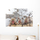 Hot spring Snow Monkeys Wall Decal