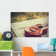 Ukulele Processed Vintage Style Wall Decal