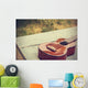 Ukulele Processed Vintage Style Wall Decal