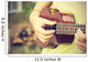Woman Playing Ukulele Vintage Wall Decal