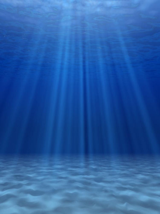 Blue Sea Underwater Wall Decal
