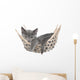 Cute Gray Kitten Lay Wall Decal