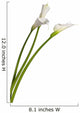 Three Calla Lilies Wall Decal