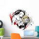 Bodybuilder Illustration Wall Decal