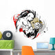 Bodybuilder Illustration Wall Decal