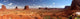 Monument Valley Panoramic Wall Decal Panoramic Wall Decal