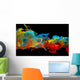Colorful Ink Swirling through Wall Decal
