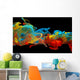Colorful Ink Swirling through Wall Decal