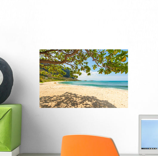 Hawaiian Beach with Sand Wall Decal