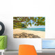 Hawaiian Beach with Sand Wall Decal