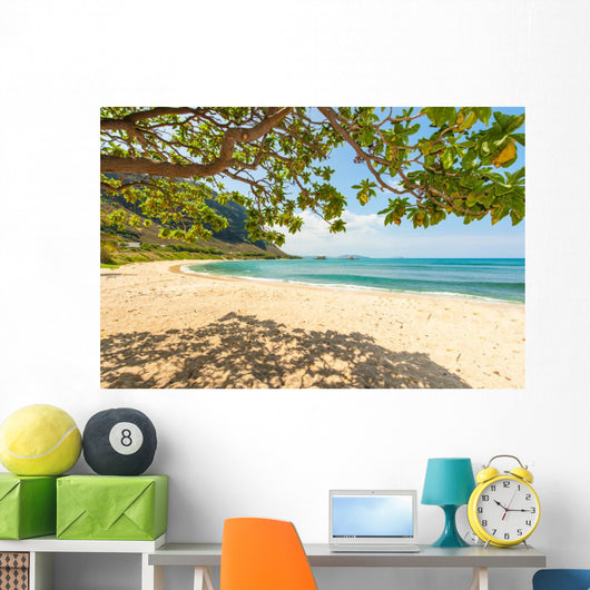 Hawaiian Beach with Sand Wall Decal
