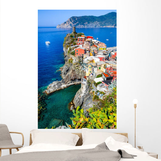 Vernazza Cinque Terre Wall Decal Design 2