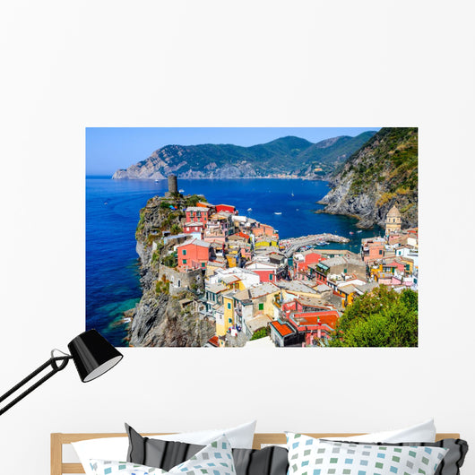 Vernazza Cinque Terre Wall Decal Design 1