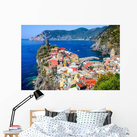 Vernazza Cinque Terre Wall Decal Design 1