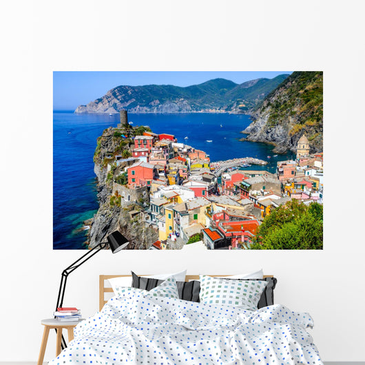 Vernazza Cinque Terre Wall Decal Design 1
