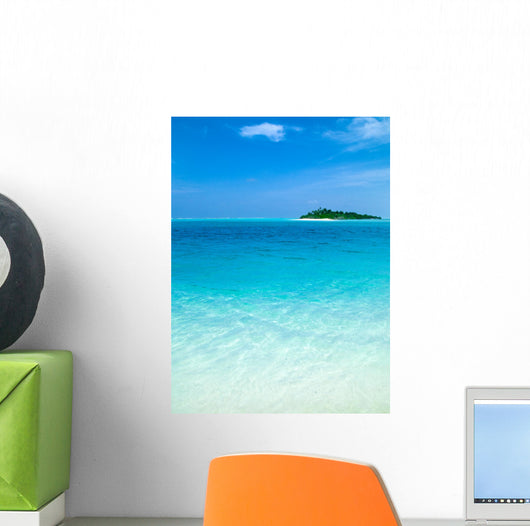 Tropical Desert Island Wall Decal