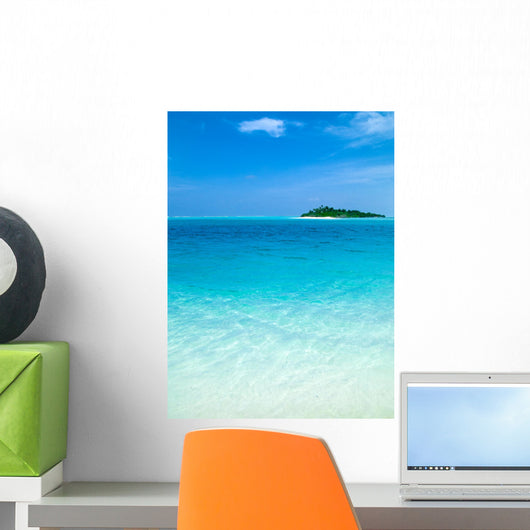 Tropical Desert Island Wall Decal