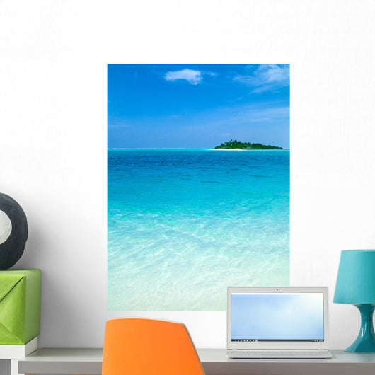 Tropical Desert Island Wall Decal