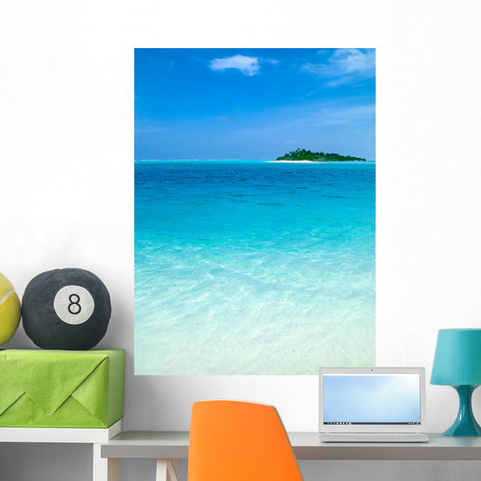Tropical Desert Island Wall Decal