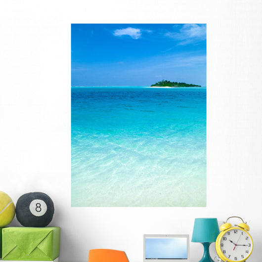 Tropical Desert Island Wall Decal