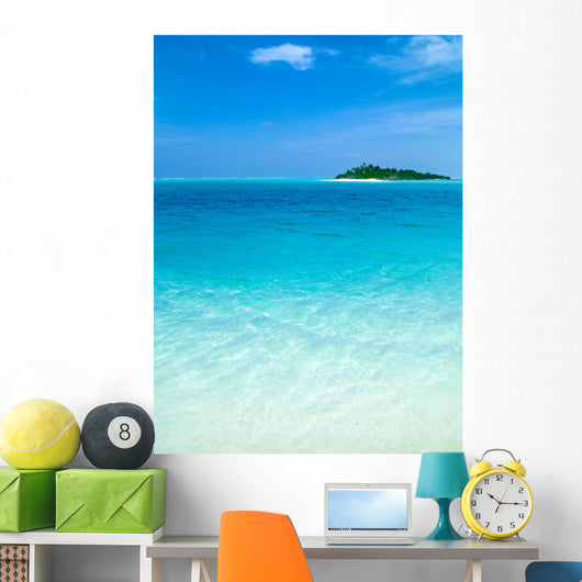Tropical Desert Island Wall Decal