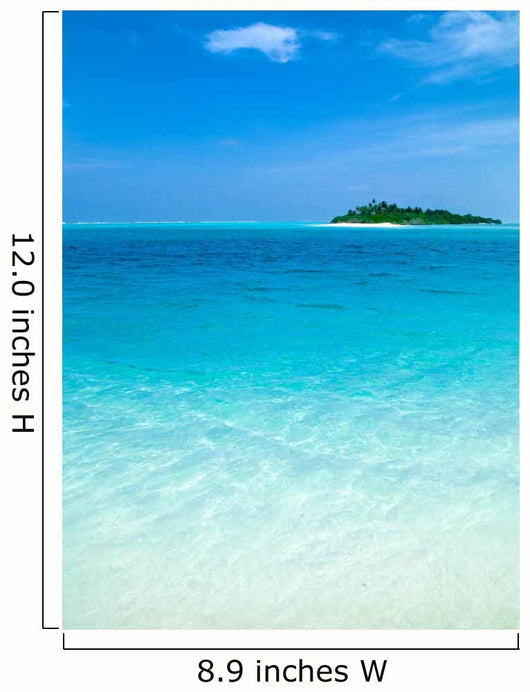 Tropical Desert Island Wall Decal