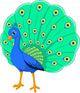 Peacock Wall Decal Design 2