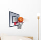 Basketball Hoop Wall Decal Design 2