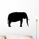 Elephant Silhouette Wall Decal Design 3
