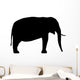 Elephant Silhouette Wall Decal Design 3