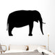 Elephant Silhouette Wall Decal Design 3