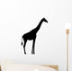 Giraffe Silhouette Wall Decal