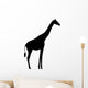Giraffe Silhouette Wall Decal